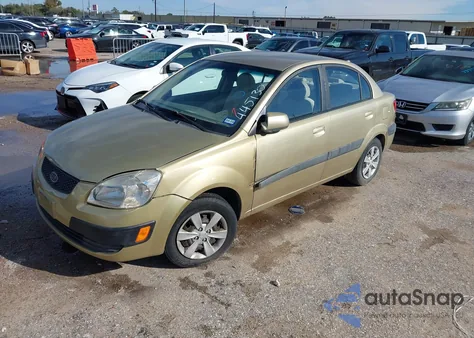 2009 Kia Rio Lx из США, поврежденный, VIN KNADE223496445130